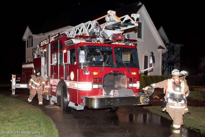 Long Grove Fire Department lightning strike Stayton Lane Buffalo Grove quint